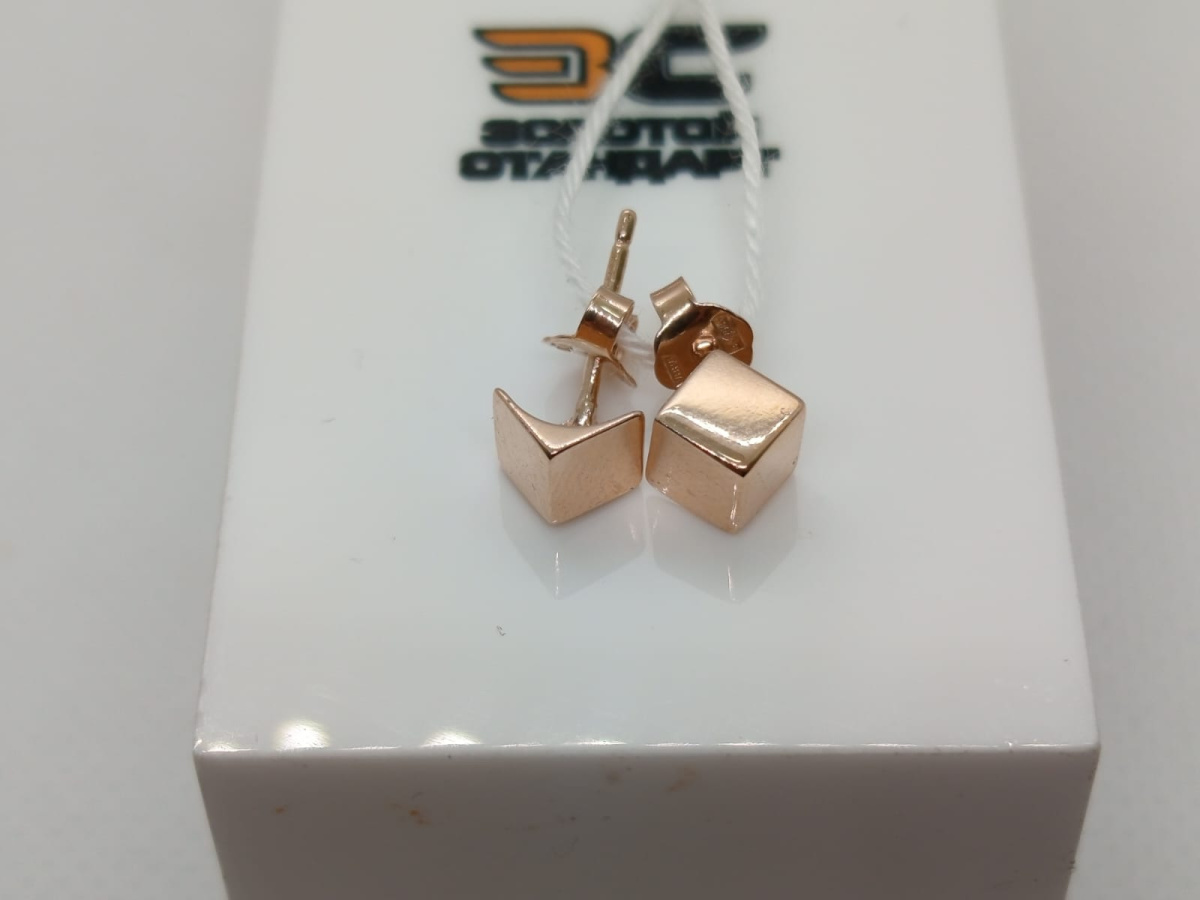 СЕРЬГИ БЕЗ КАМНЯ (Au 585)