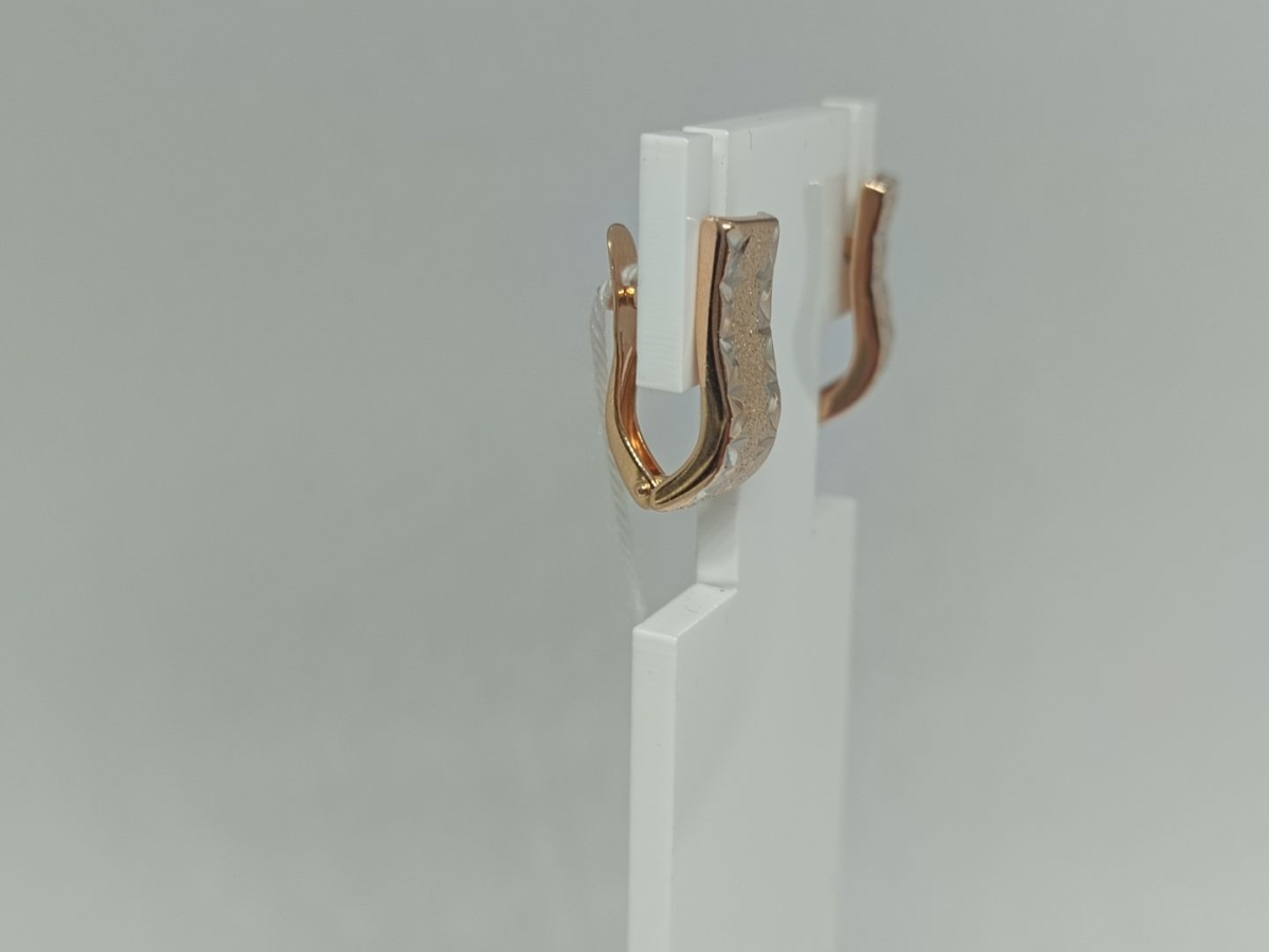 СЕРЬГИ БЕЗ КАМНЯ (Au 585)