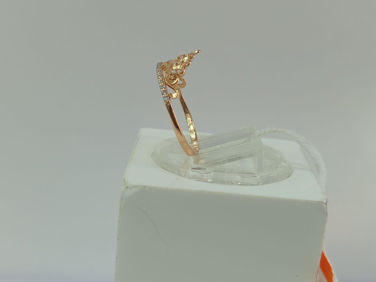 КОЛКМИ585 КОЛЬЦО С КАМНЯМИ (Au 585)