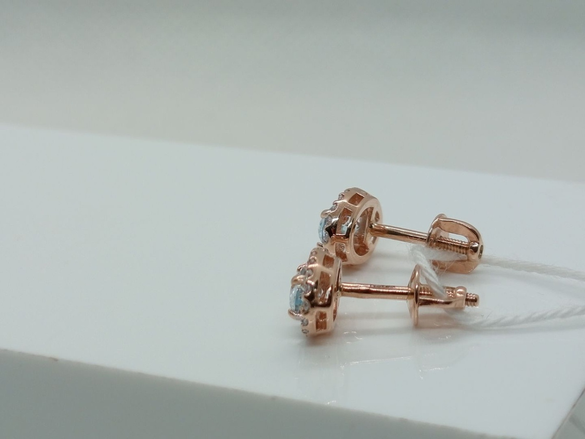 СПУС585 СЕРЬГИ ПУСЕТЫ (Au 585)