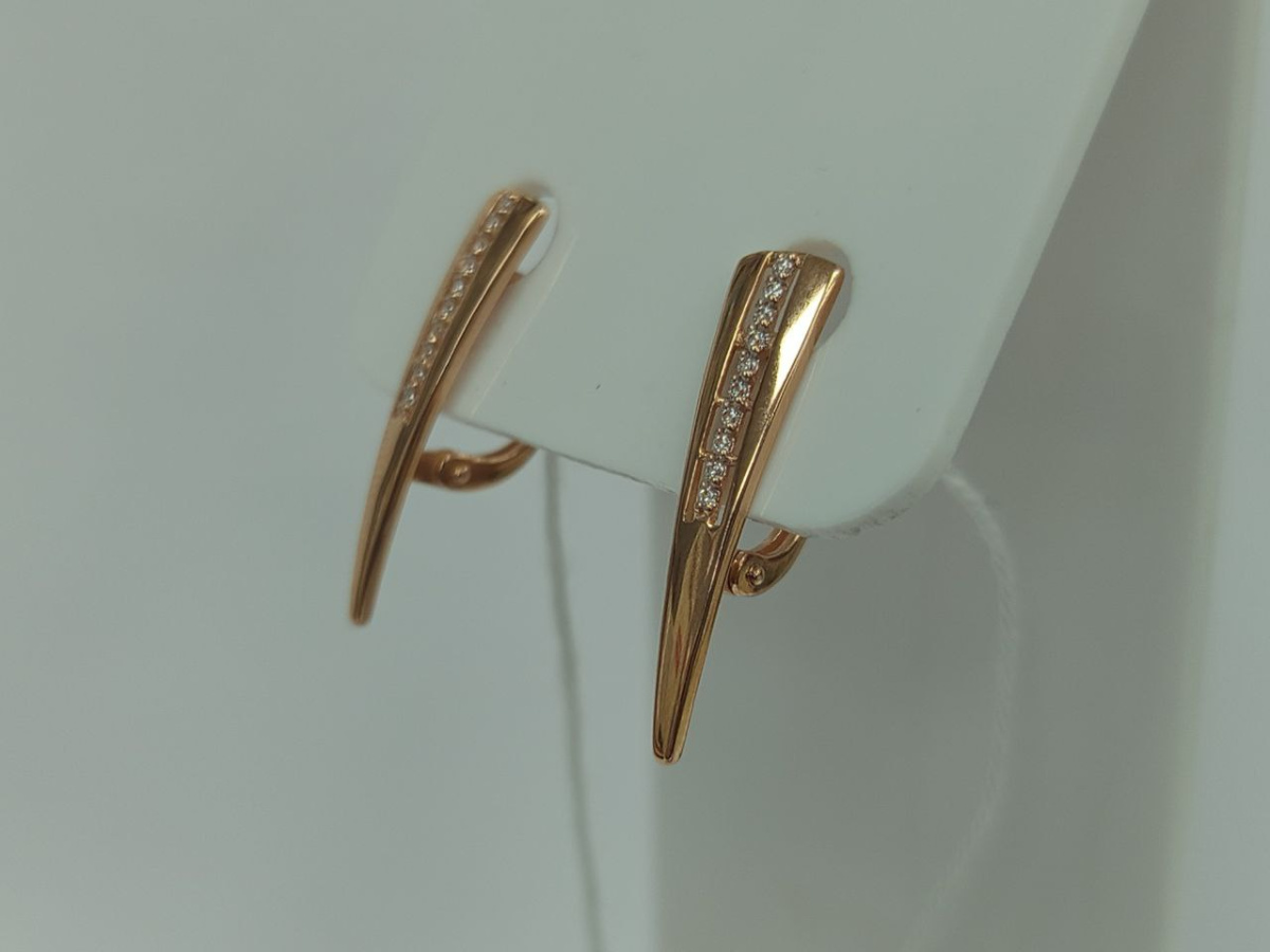 СЕРЬГИ С КАМНЯМИ (Au 585)