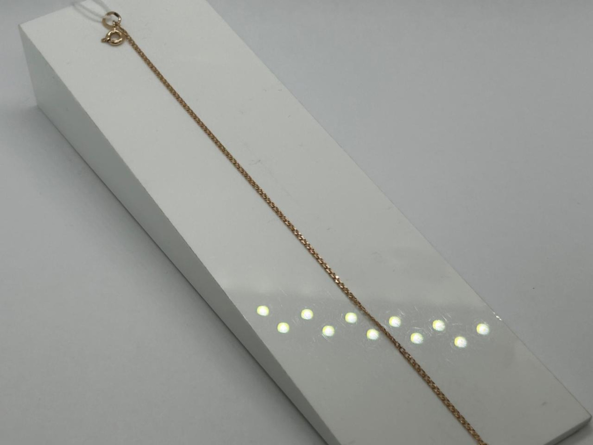 БРАСЛЕТ ПОЛНОВЕСНЫЙ Ромб двойной Au 585