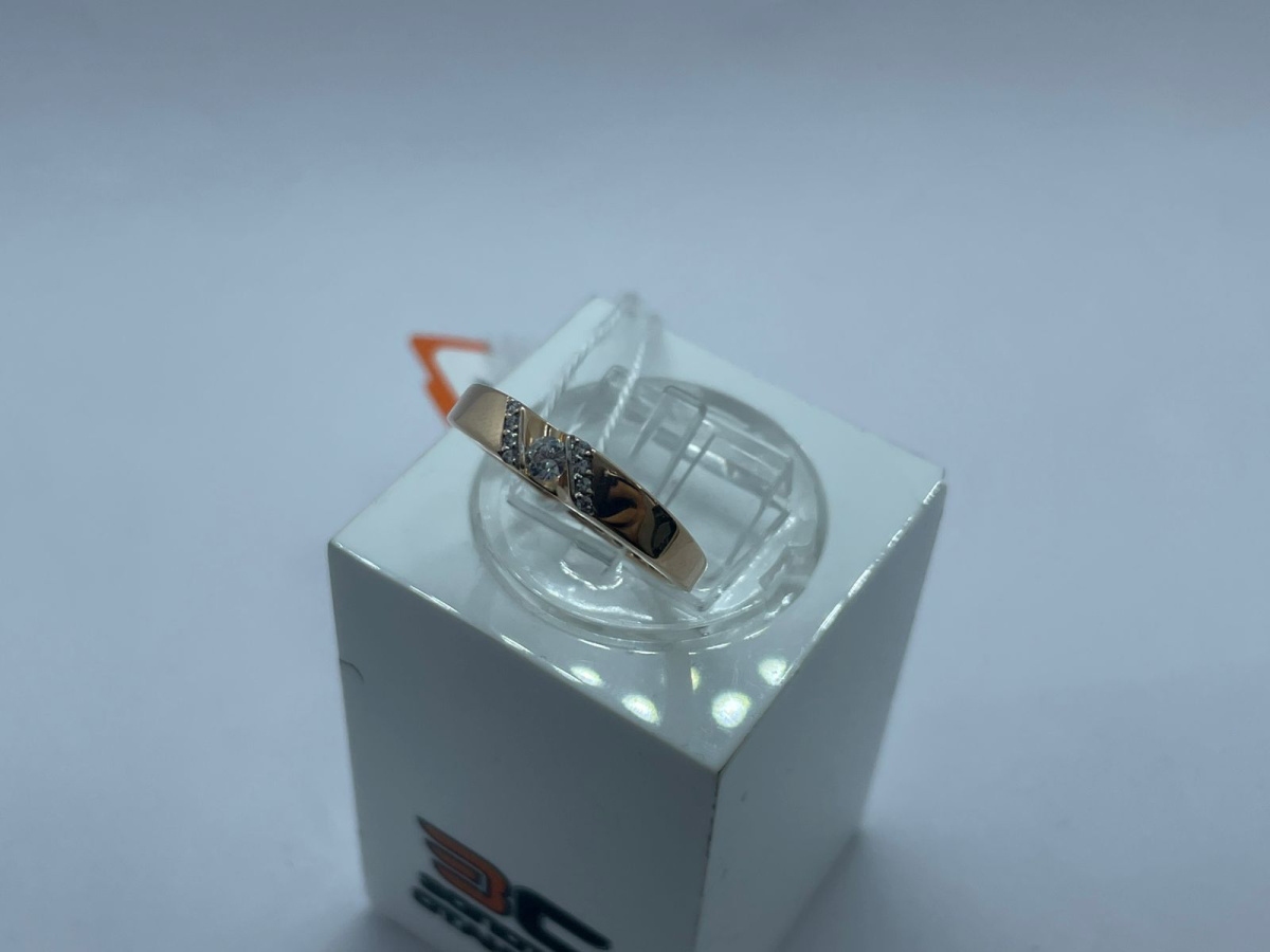 КОЛКМИ585 КОЛЬЦО С КАМНЯМИ (Au 585)