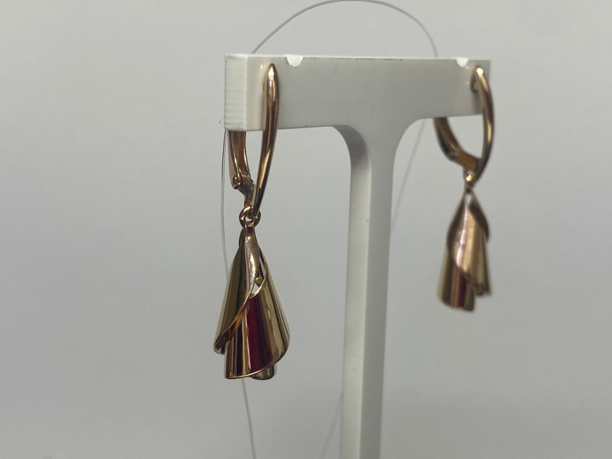 СЕРЬГИ С КАМНЯМИ (Au 585)