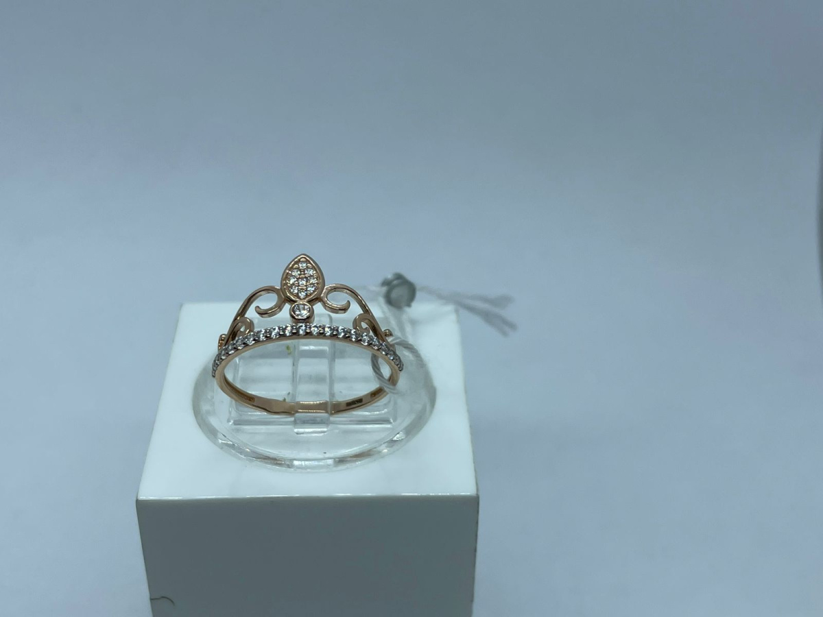КОЛКМИ585 КОЛЬЦО С КАМНЯМИ (Au 585)