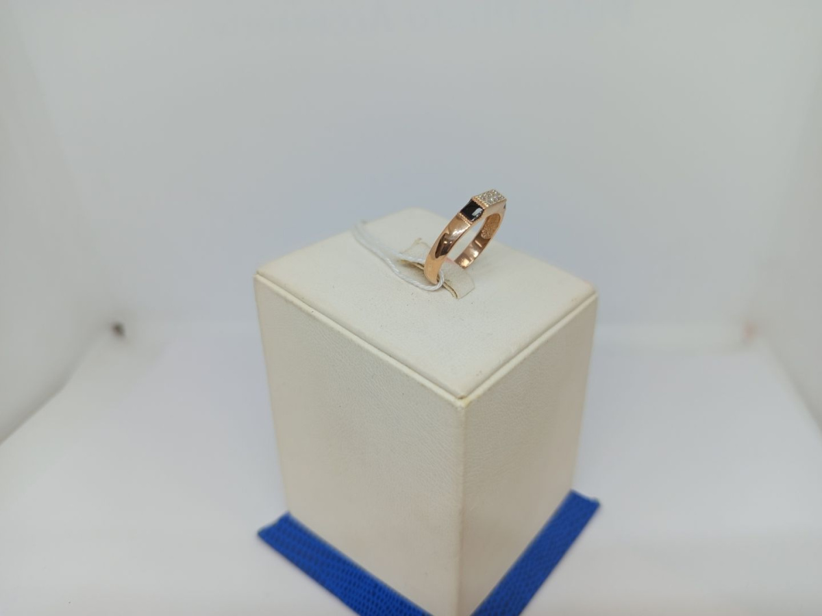 ПЕЧАТКА С КАМНЯМИ (Au 585)