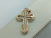 ПОДВЕСКА КРЕСТ с камнями (Au 585)