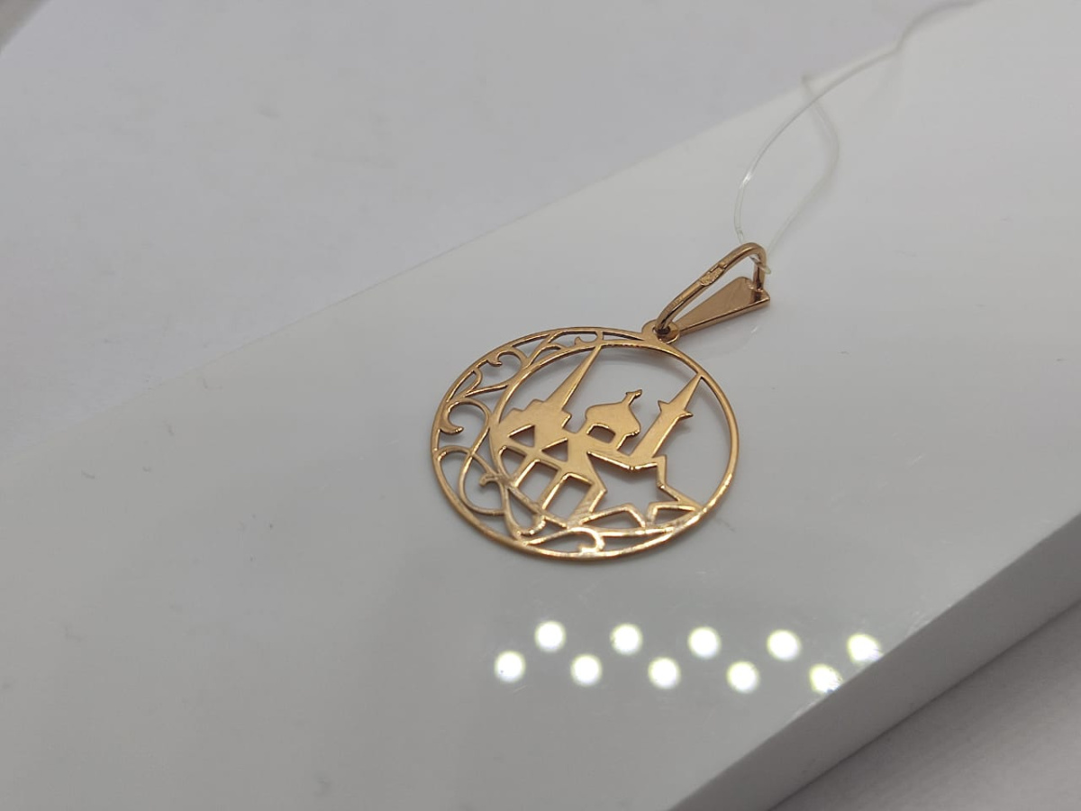 ПОДВЕСКА МЕЧЕТЬ без камня (Au 585)