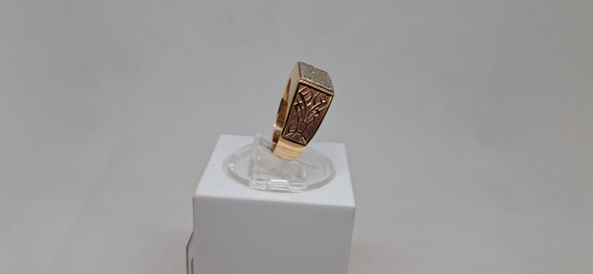 ПЕЧКМИ585 ПЕЧАТКА С КАМНЯМИ (Au 585)