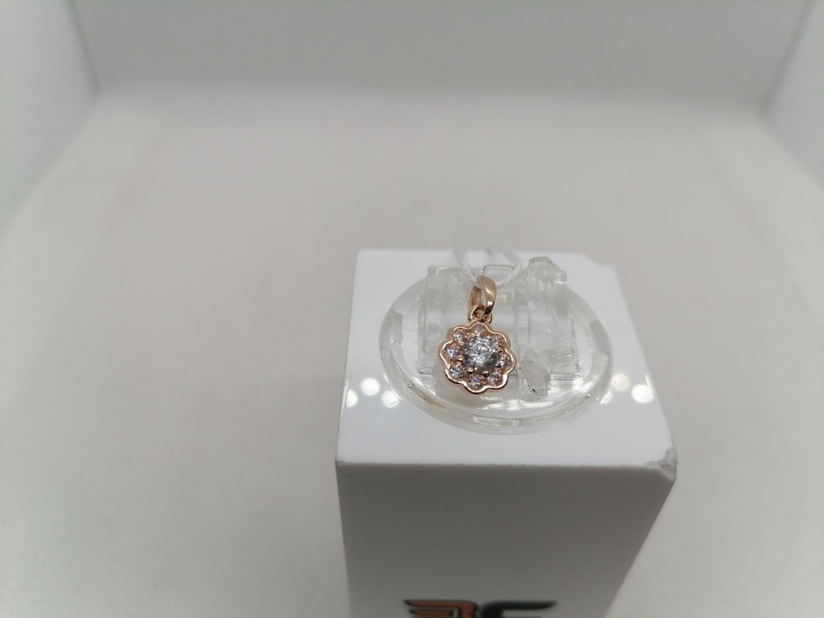 ПОДКМИ585 ПОДВЕСКА С КАМНЯМИ (Au 585)