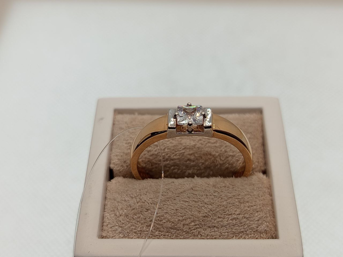 КОЛЬЦО С КАМНЕМ (Au 585)