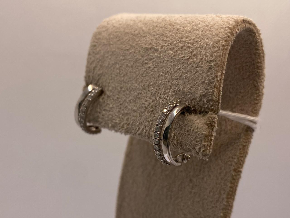 СКМИ585 СЕРЬГИ С КАМНЯМИ (Au 585)