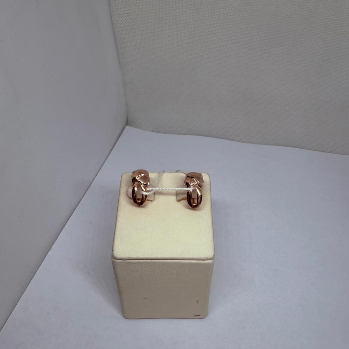 СБКМ585 СЕРЬГИ БЕЗ КАМНЯ (Au 585)