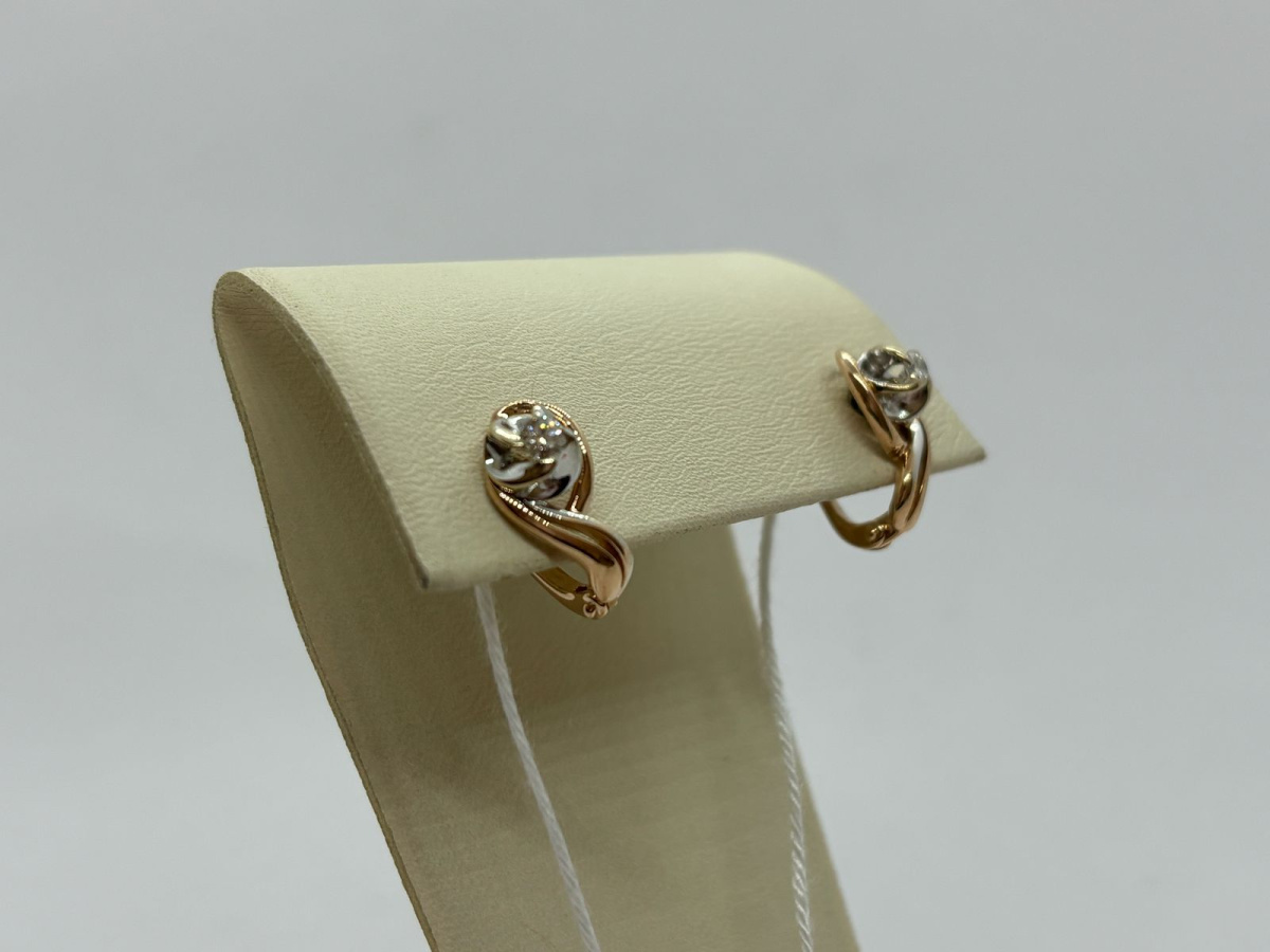 СЕРЬГИ БРИЛЛИАНТ (Au 585)