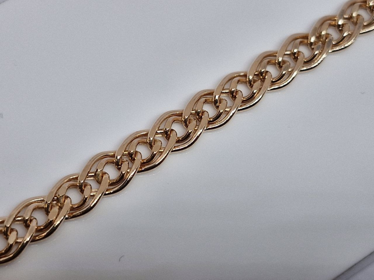 НБ 12-200ПГ БРАСЛЕТ ПУСТОТЕЛЫЙ (Au 585)