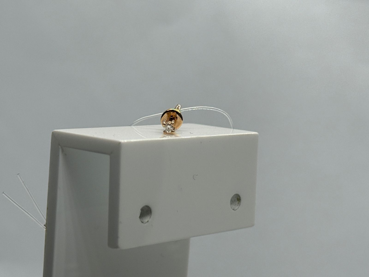 СЕРЬГИ ПУСЕТА бриллиант (Au 585)