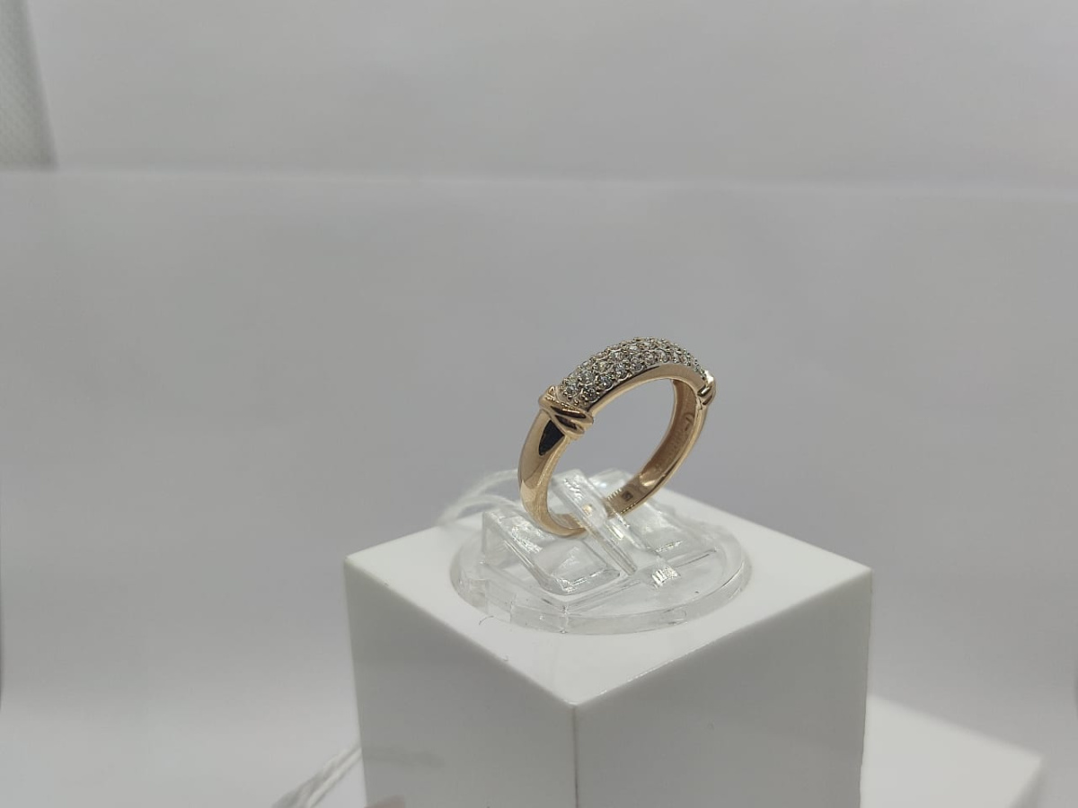 КОЛКМИ585 КОЛЬЦО С КАМНЯМИ (Au 585)