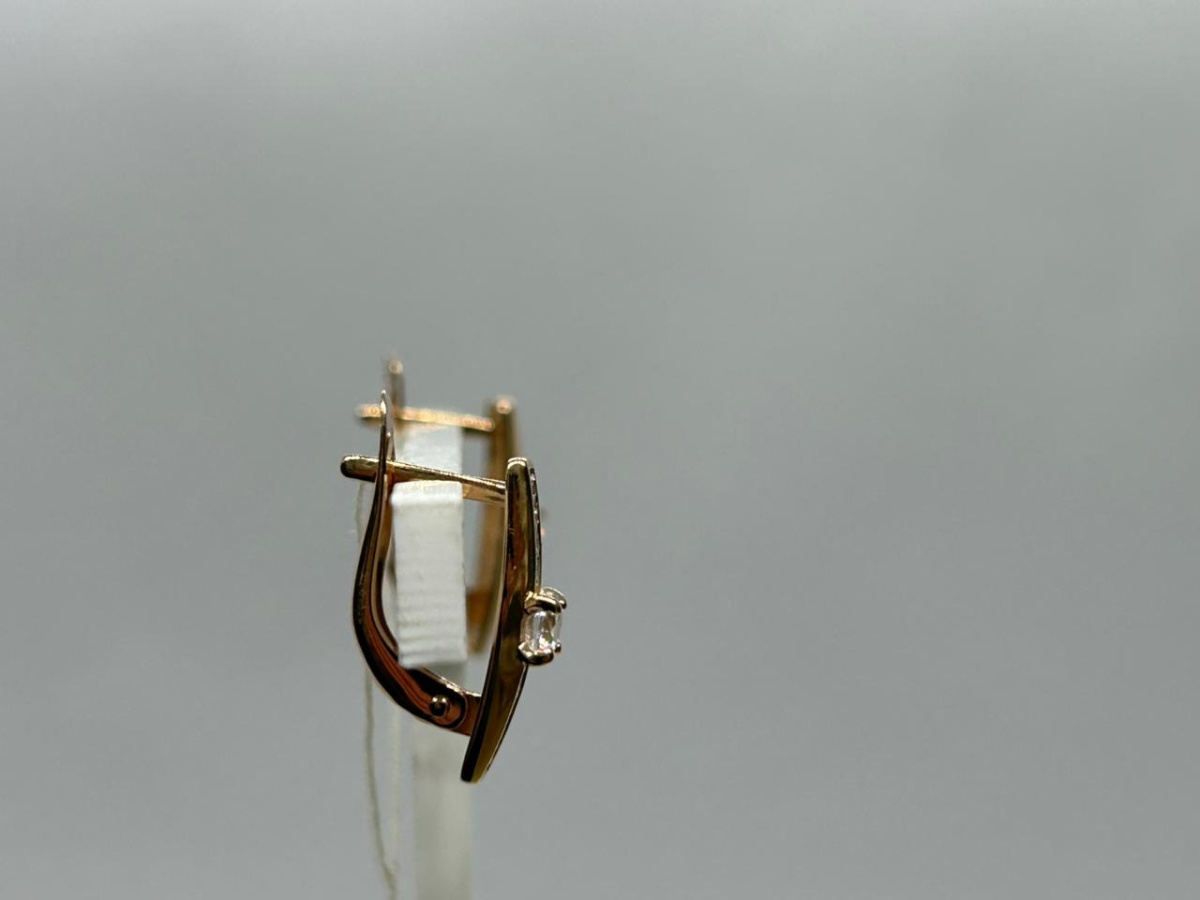 СКМИ585 СЕРЬГИ С КАМНЯМИ (Au 585)