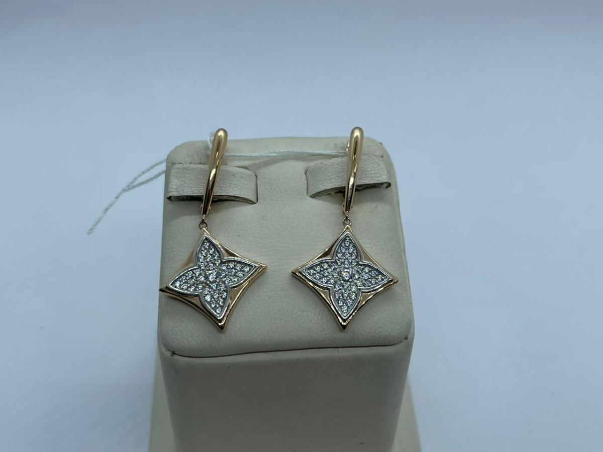 СЕРЬГИ С КАМНЯМИ (Au 585) СЕРЬГИ С КАМНЯМИ (Au 585)