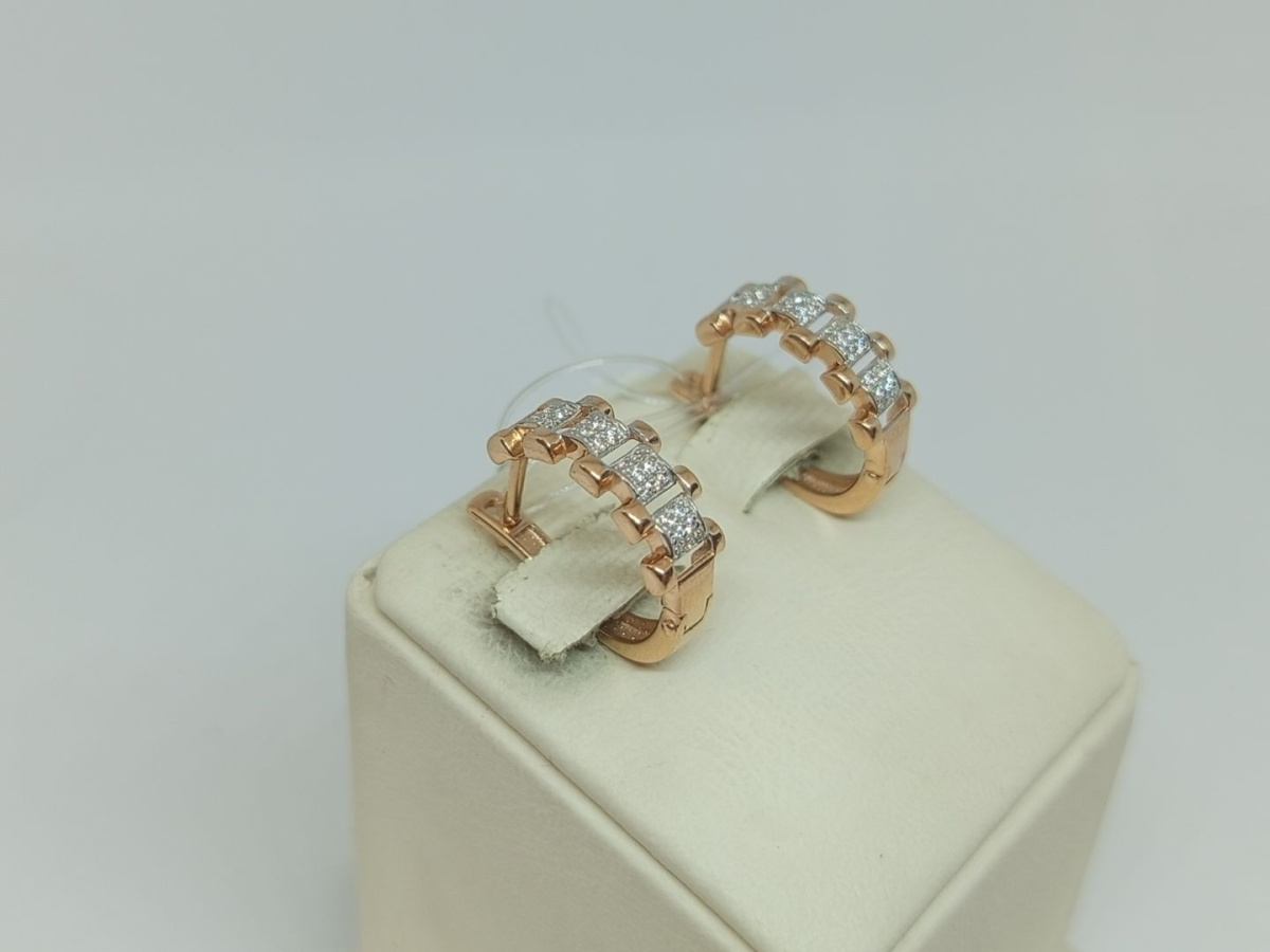 СЕРЬГИ С КАМНЯМИ (Au 585)