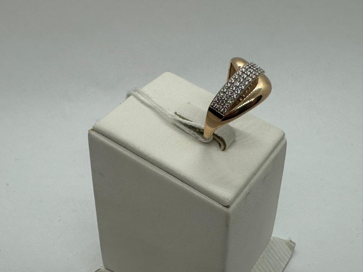 КОЛКМИ585 КОЛЬЦО С КАМНЯМИ (Au 585)