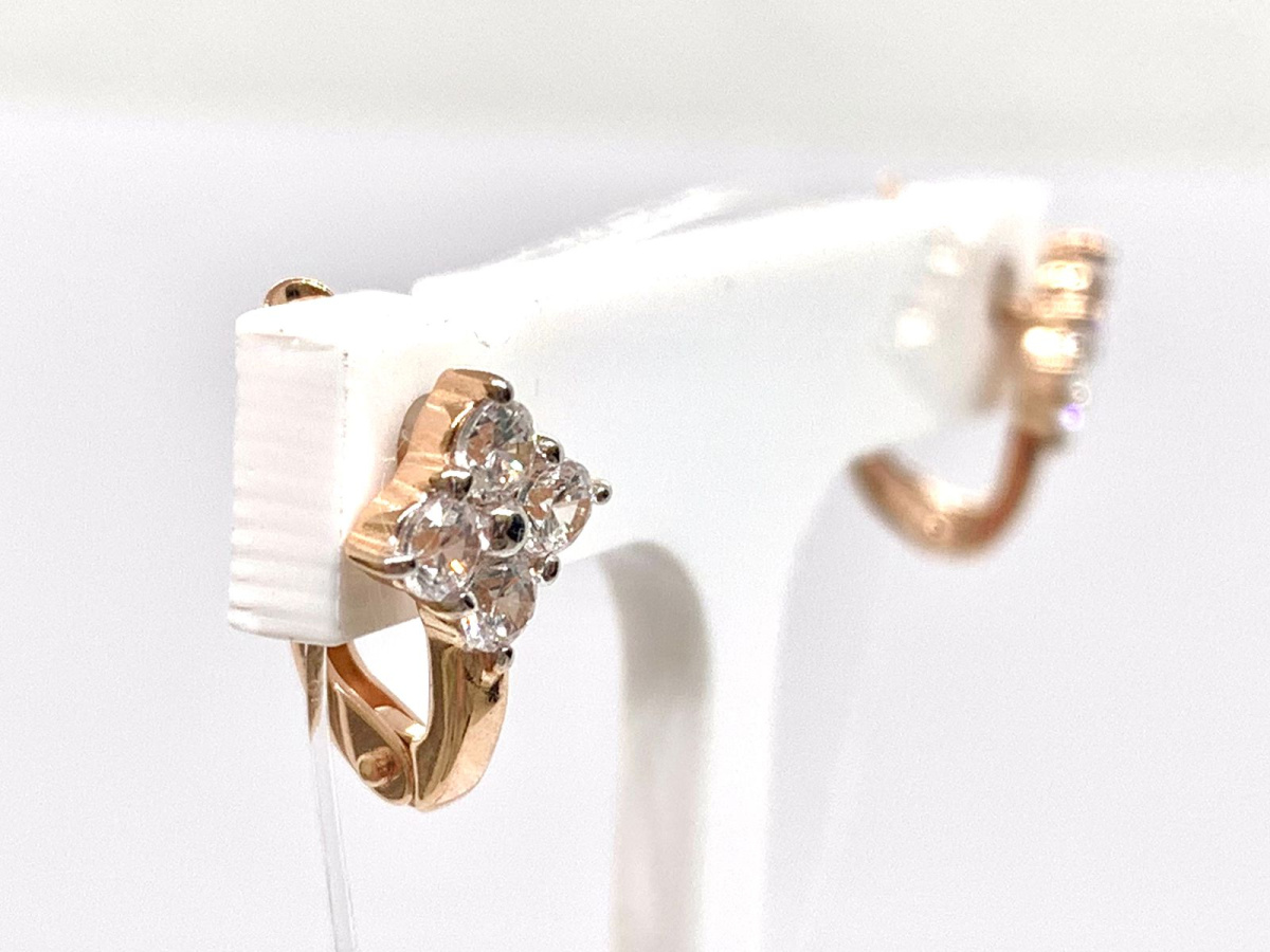 СЕРЬГИ С КАМНЯМИ (Au 585)