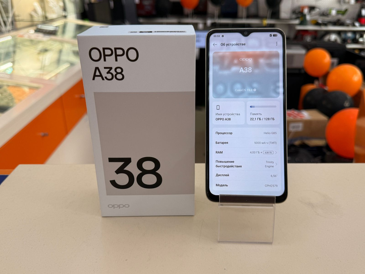 Смартфон Oppo A38 4/128Gb