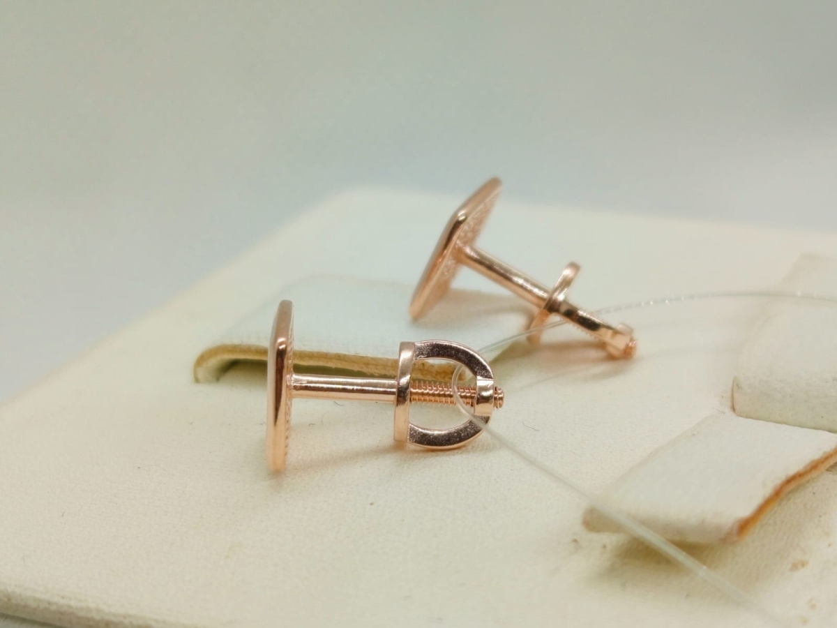 СЕРЬГИ ПУСЕТЫ с камнями (Au 585)