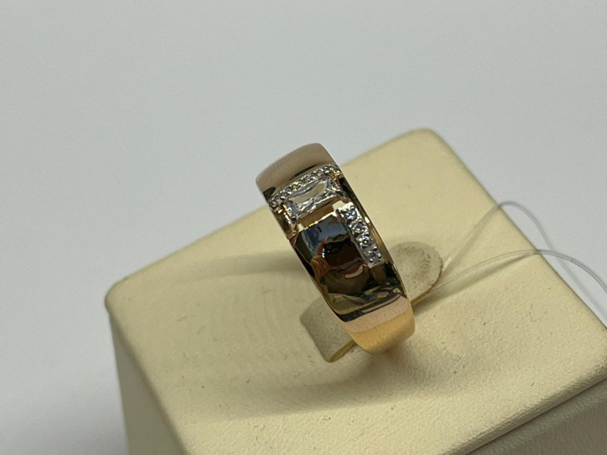 КОЛЬЦО С КАМНЯМИ (Au 585) КОЛЬЦО С КАМНЯМИ (Au 585)