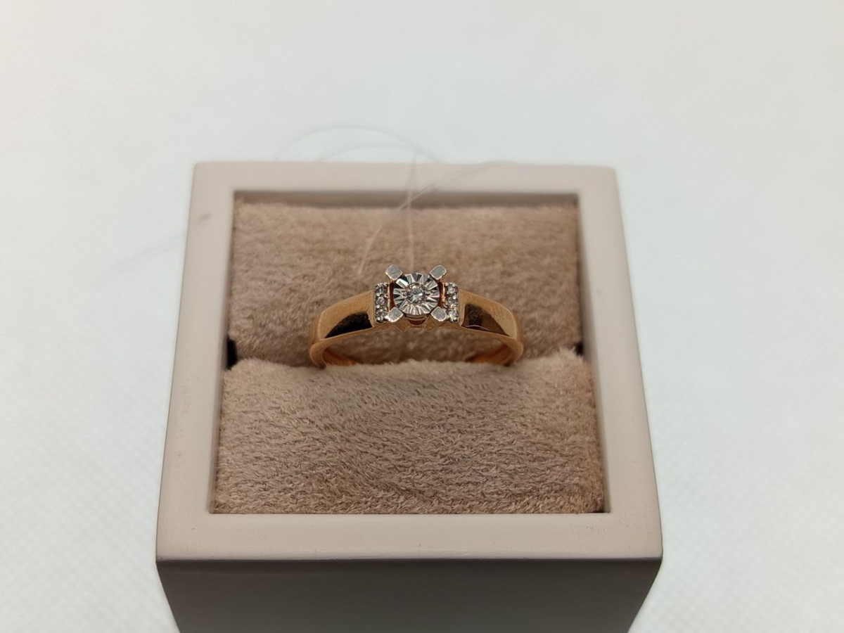 КОЛЬЦО БРИЛЛИАНТ (Au 585)