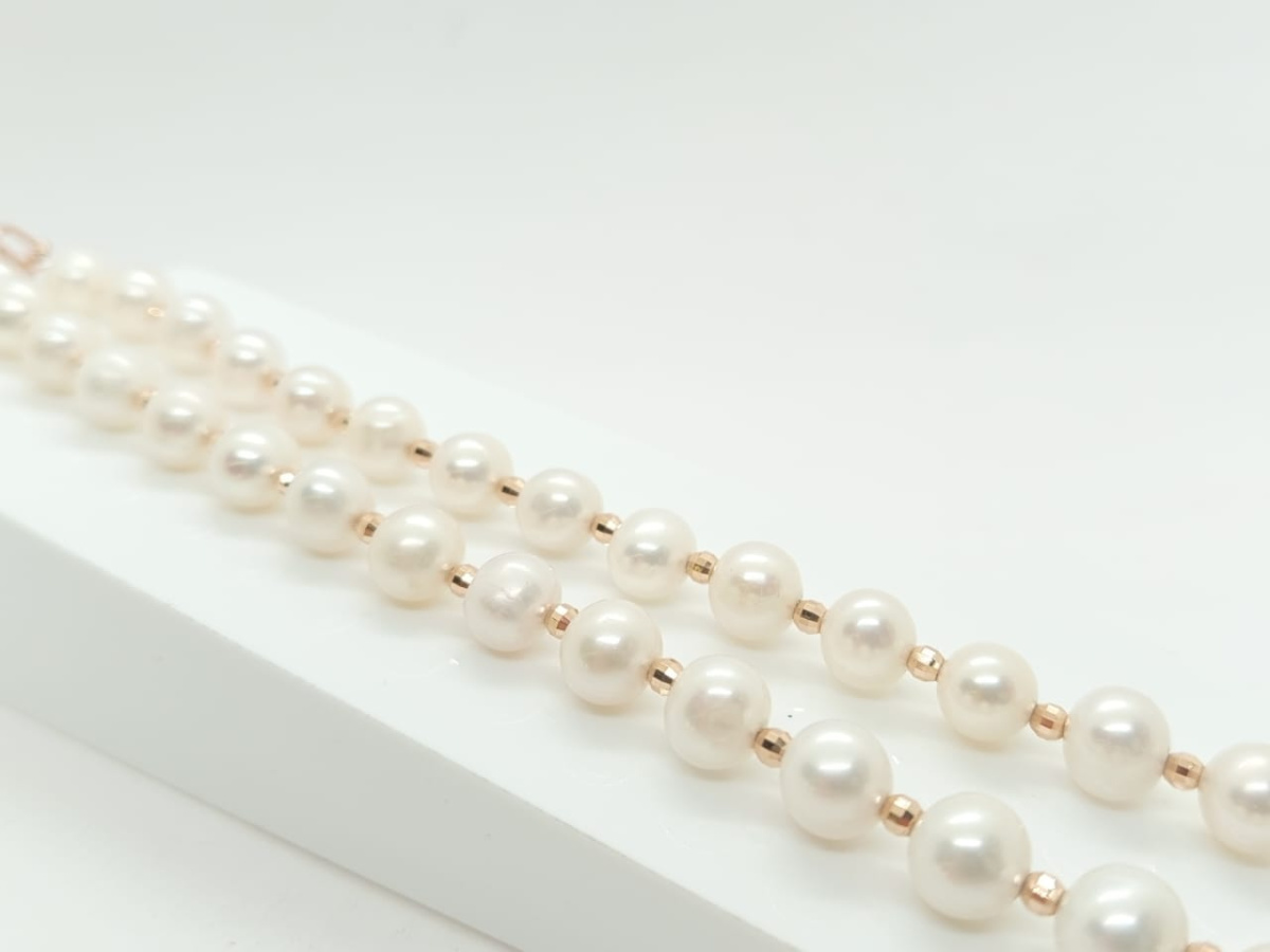 КОЛЬЕ ЖЕМЧУГ (Au 585)