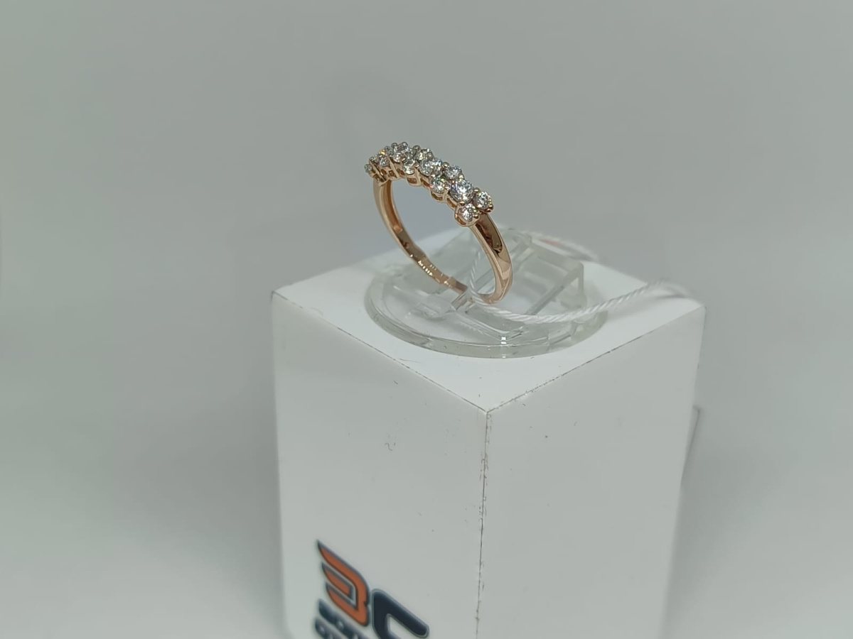 КОЛКМИ585 КОЛЬЦО С КАМНЯМИ (Au 585)