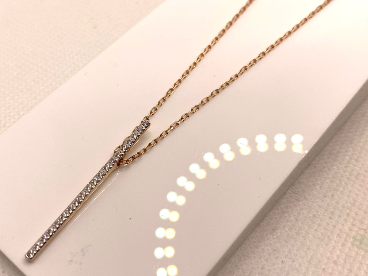 КОЛЬЕ С КАМНЯМИ (Au 585)