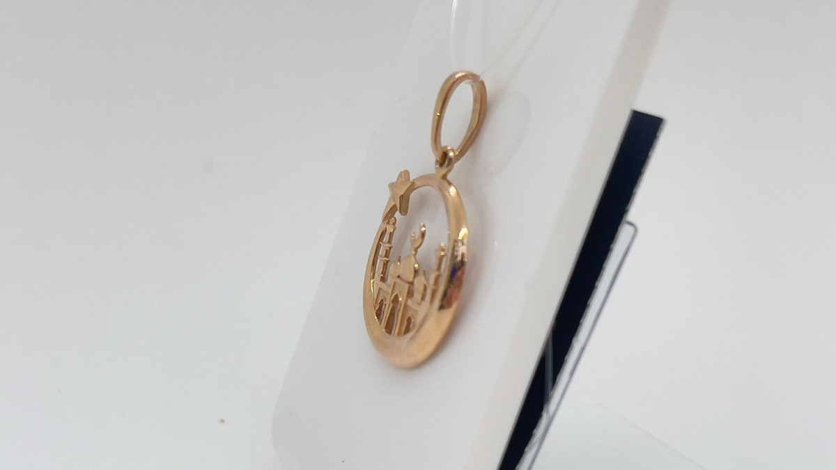 ПОДВЕСКА МЕЧЕТЬ без камня (Au 585)