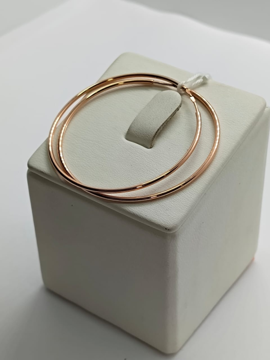 СКОН585 СЕРЬГИ КОНГО (Au 585)