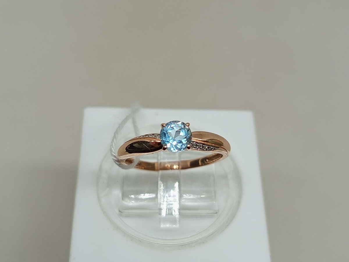 КОЛКМИ585 КОЛЬЦО С КАМНЯМИ (Au 585)