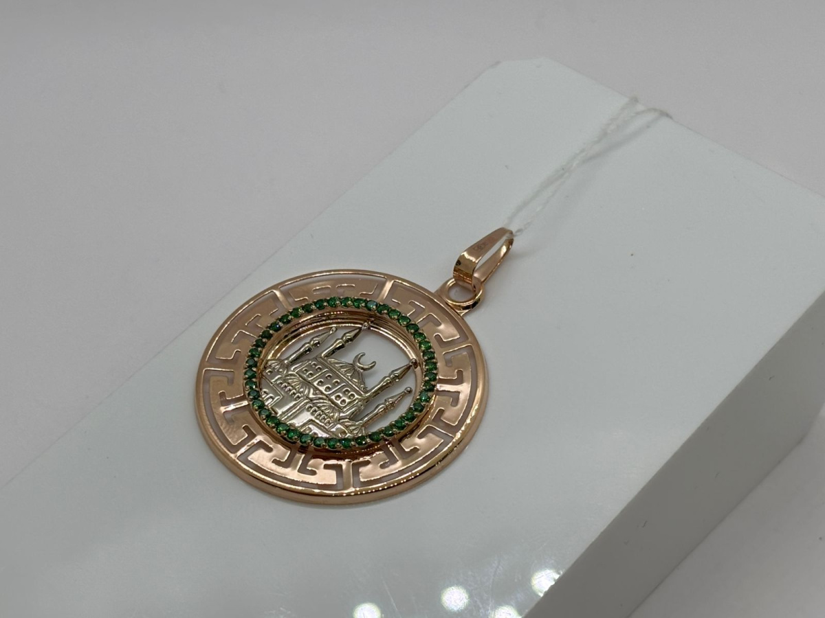 ПОДВЕСКА МЕЧЕТЬ с камнями (Au 585)