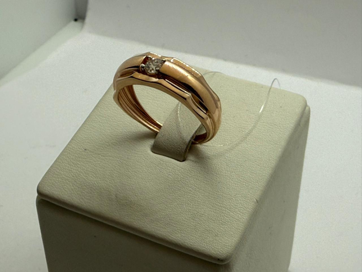 КОЛЬЦО С КАМНЕМ (Au 585)