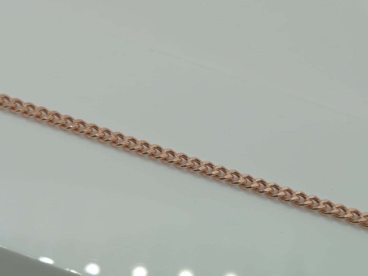 7080002П-18 БРАСЛЕТ ПУСТОТЕЛЫЙ Панцирное (Au 585)