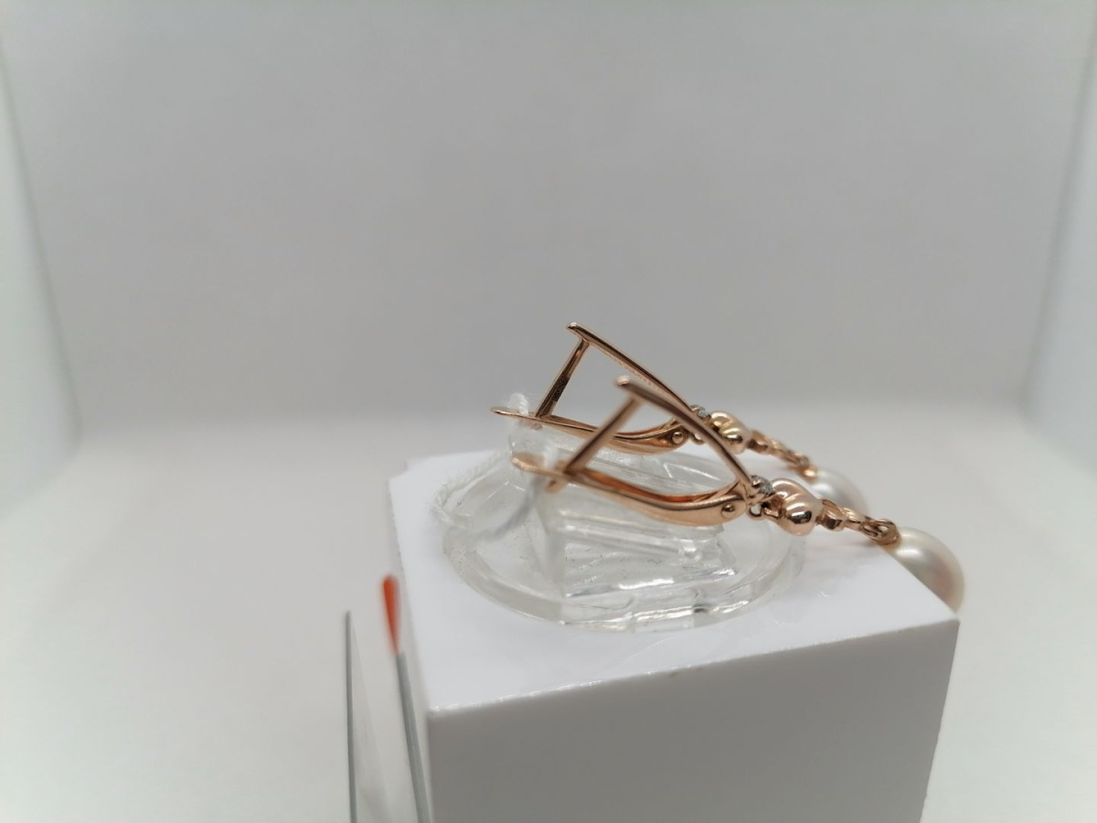 СКМИ585 СЕРЬГИ С КАМНЯМИ (Au 585)