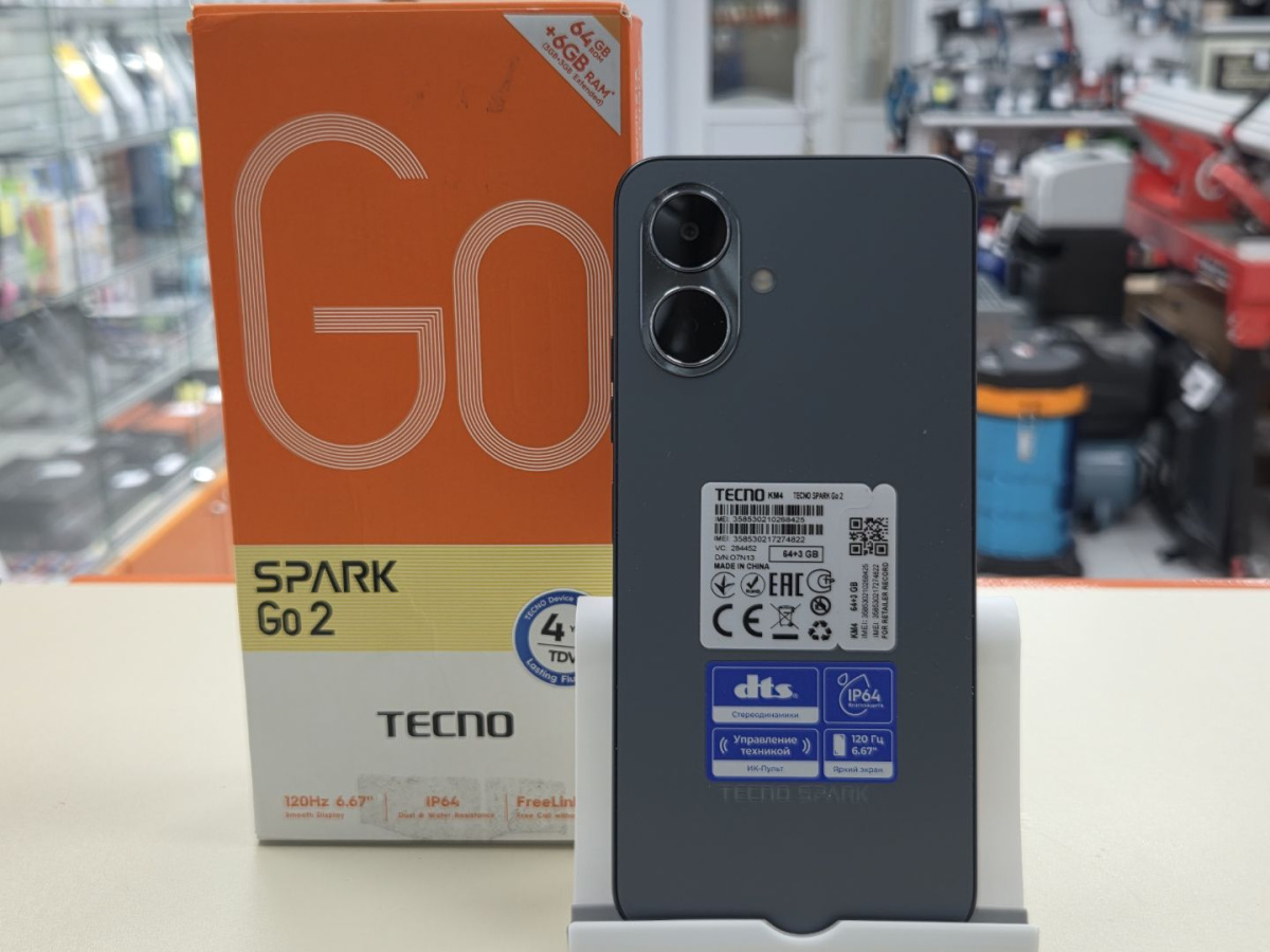 Смартфон Tecno Spark Go 2 3/64Gb