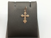 ПОДВЕСКА КРЕСТ (Au 585)