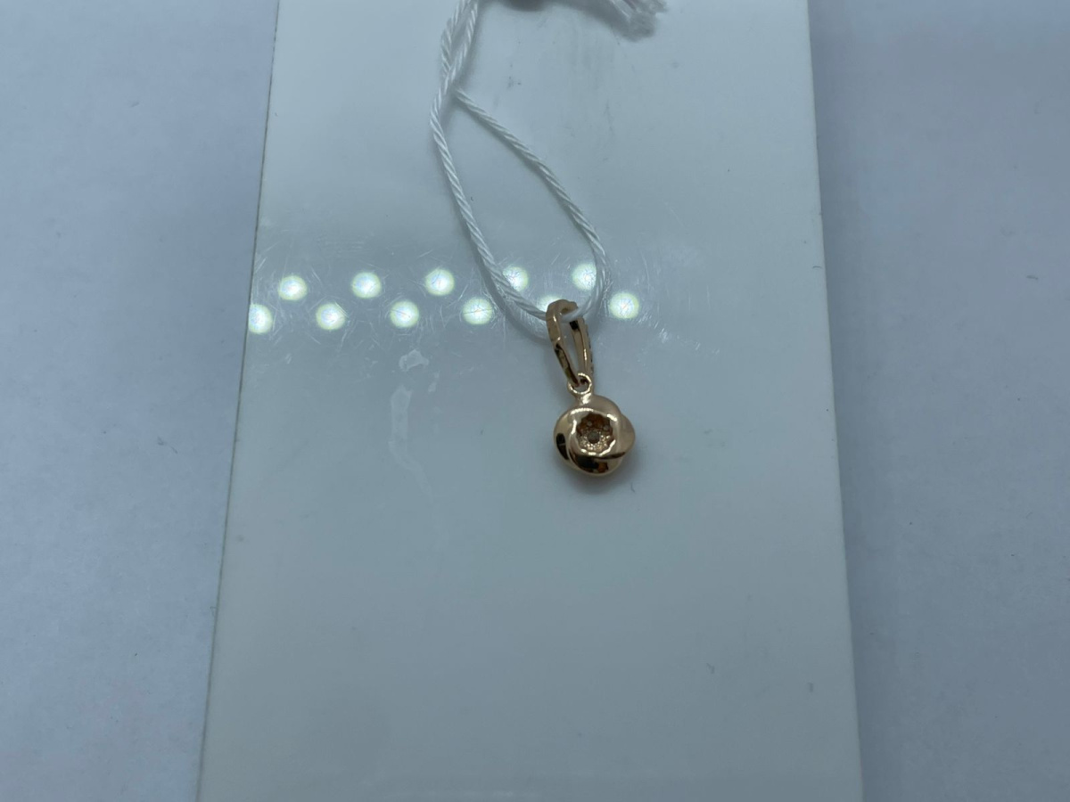 ПОДКМИ585 ПОДВЕСКА С КАМНЯМИ (Au 585)