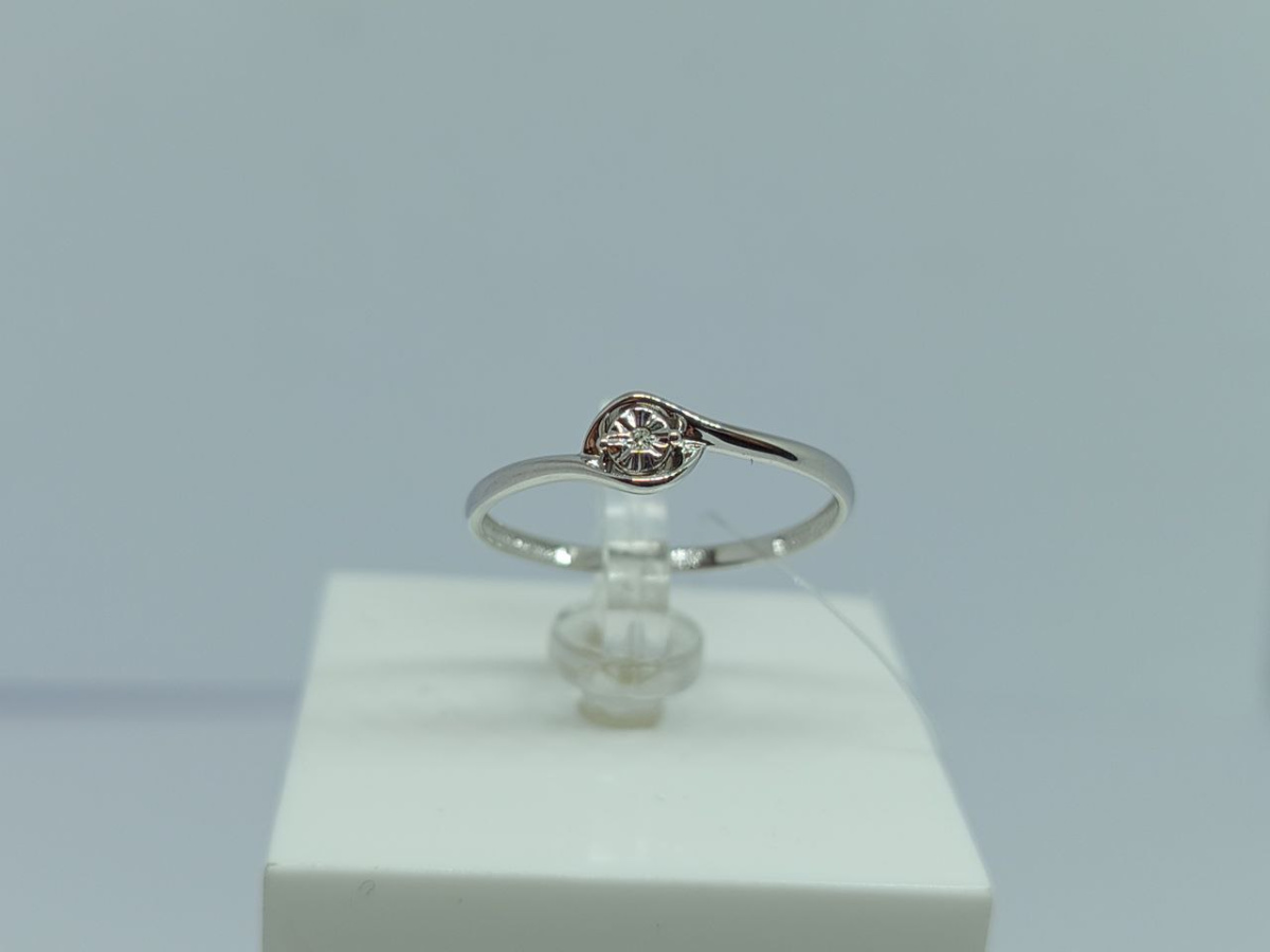 КОЛЬЦО БРИЛЛИАНТ (Ag 925)