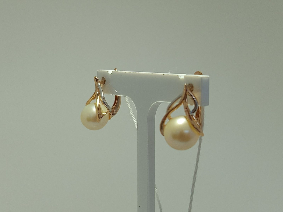 СЕРЬГИ С КАМНЕМ (Au 585)