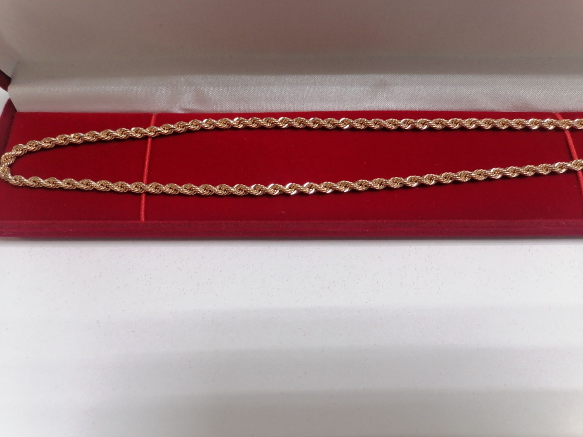 ЦПВР585 ЦЕПЬ ПУСТОТЕЛАЯ Веревка (Au 585)