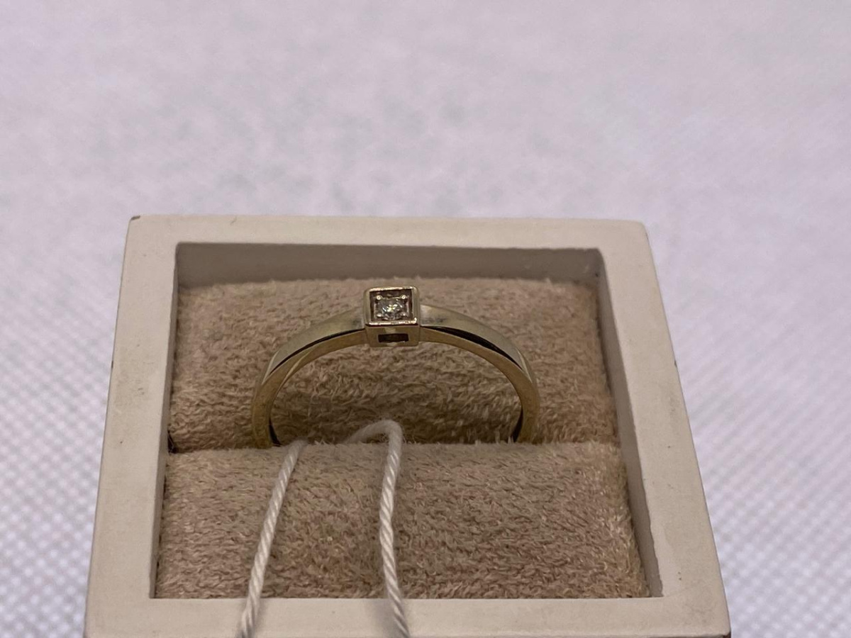 КОЛЬЦО БРИЛЛИАНТ Au 585