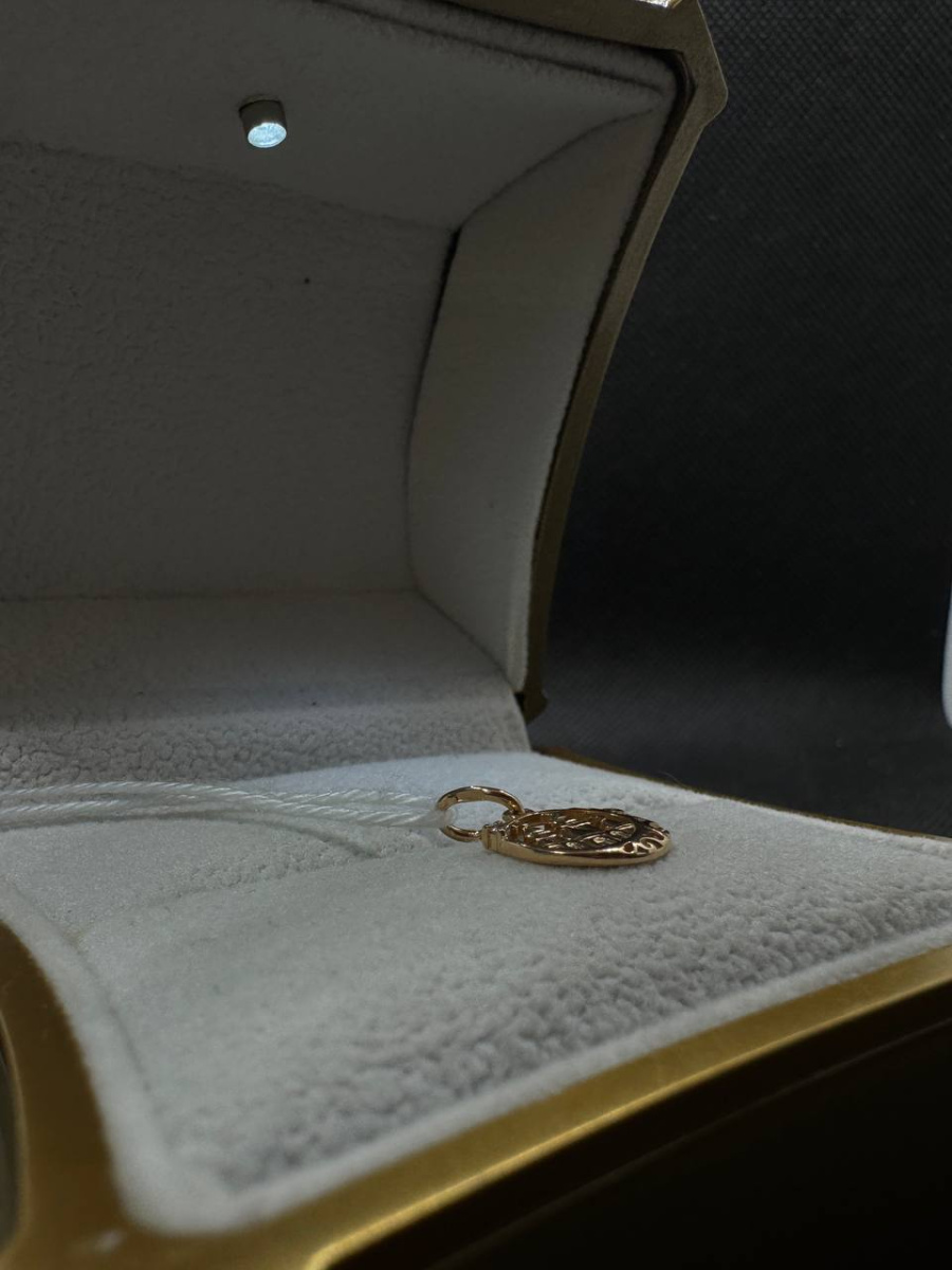 ПОДМКМ585 ПОДВЕСКА МЕЧЕТЬ С КАМНЕМ (Au 585)