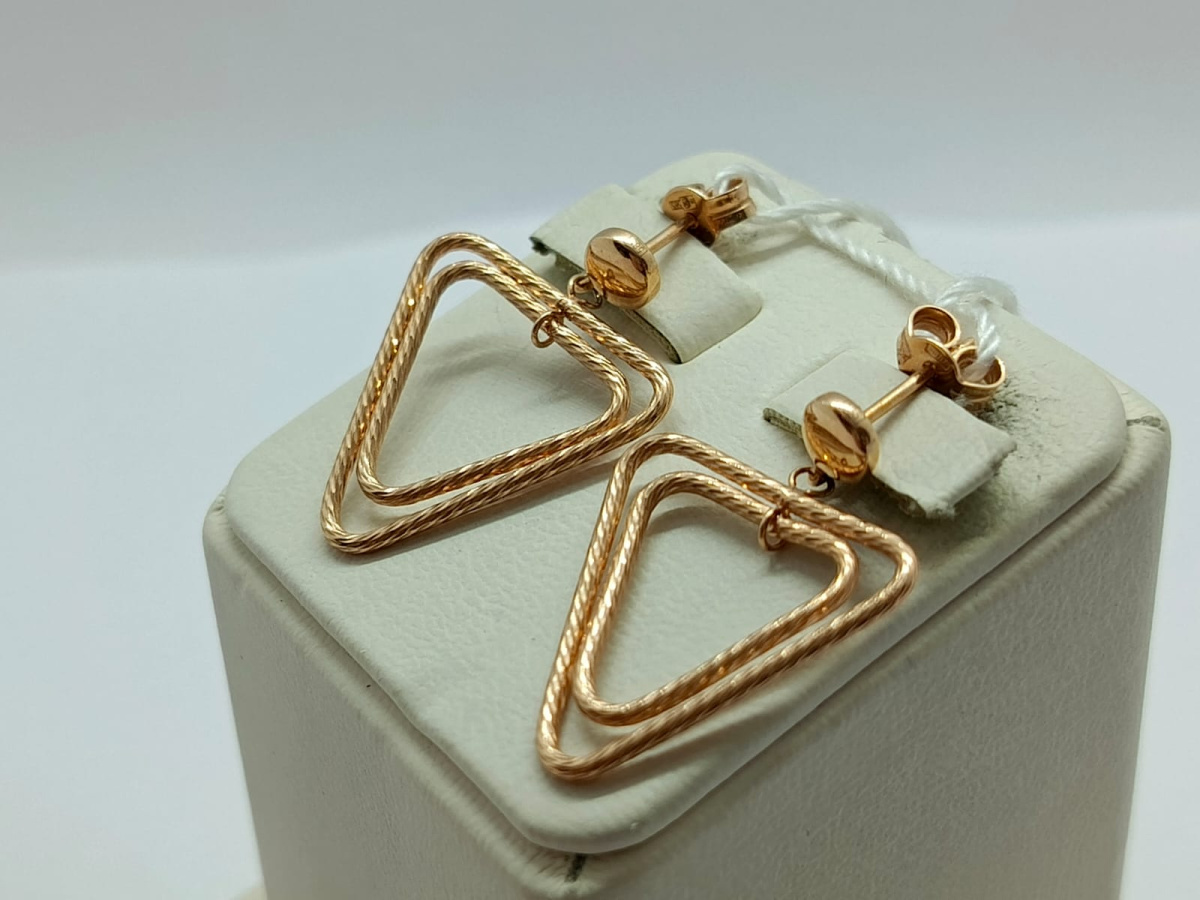 СЕРЬГИ ГВОЗДИКИ (Au 585)