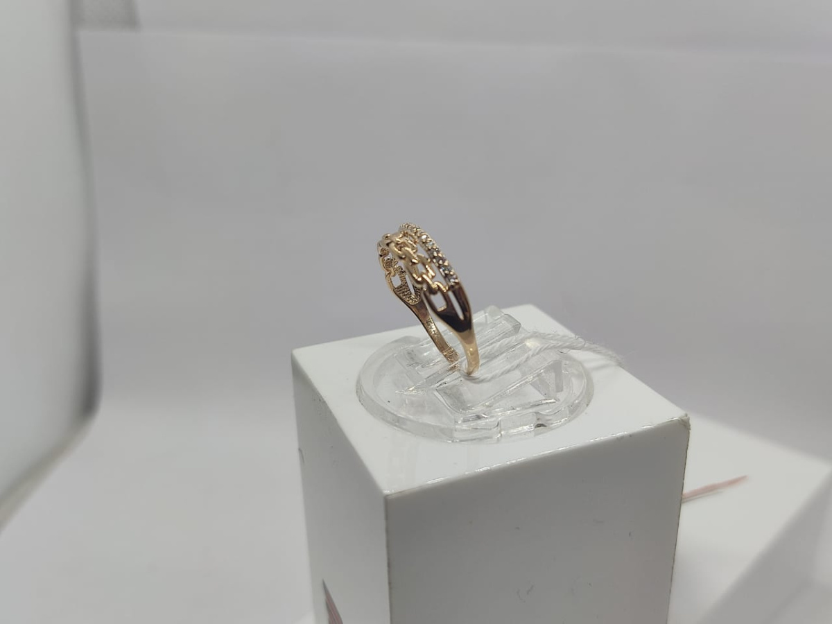 КОЛКМИ585 КОЛЬЦО С КАМНЯМИ (Au 585)